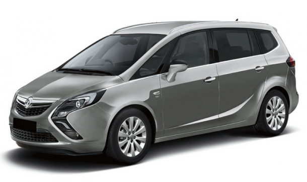 Автомобильные коврики EVA для Opel Zafira С 3 ряда (2011-2019)