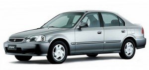 Автомобильные коврики EVA для Honda Civic VI седан (1995-2001)