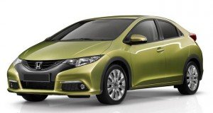 Автомобильные коврики EVA для Honda Civic_IX хэтч (2011-2015)