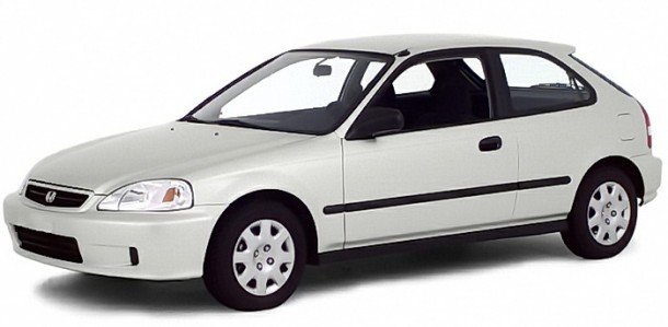 Автомобильные коврики EVA для Honda Civic VI хэтч (1995-2001)