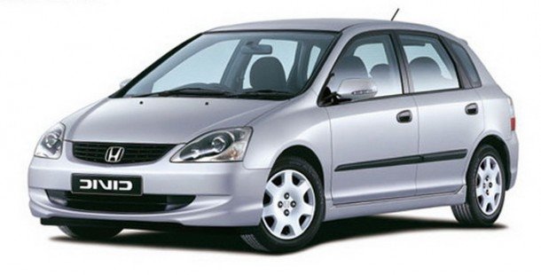 Автомобильные коврики EVA для Honda Civic VII хэтч (2001-2006)