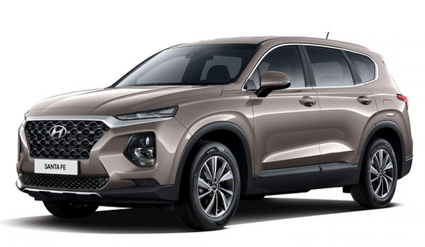 Автомобильные коврики EVA для Hyundai Santa Fe IV 3 ряда (2018-2020)