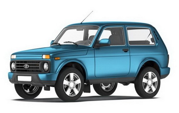 Автомобильные коврики EVA для Lada ВАЗ 2121 Niva Urban 3D (2014->)