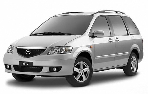 Автомобильные коврики EVA для Mazda MPV II 3 ряда (1999-2006)
