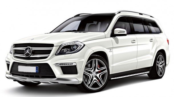 Автомобильные коврики EVA для Mercedes-Benz GL-klasse II X166 3 ряда (2012-2015)