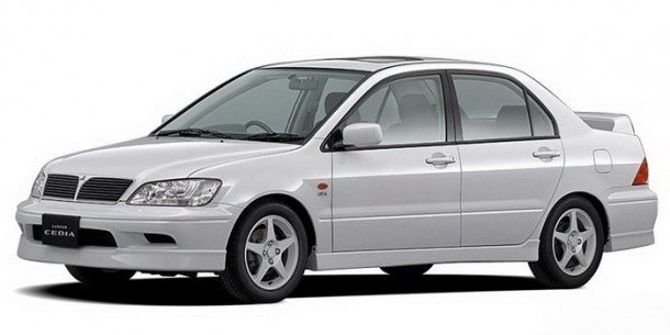 Автомобильные коврики EVA для Mitsubishi Lancer_IX пр.руль Cedia (2000-2010)