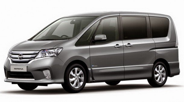 Автомобильные коврики EVA для Nissan Serena IV C26 пр.руль (2010-2016)