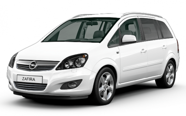 Автомобильные коврики EVA для Opel Zafira B 3 ряда (2005-2014) 
