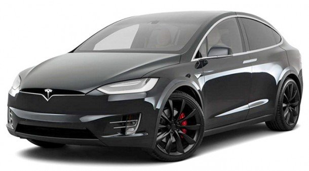 Автомобильные коврики EVA для Tesla Model X 7 мест (2015->) 