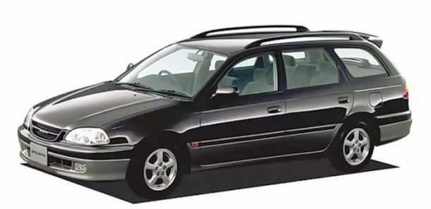 Автомобильные коврики EVA для Toyota Caldina II Т210 пр.руль (1997-2002)