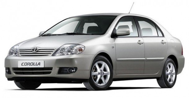 Автомобильные коврики EVA для Toyota Corolla E120,130 IX (2000-2006)