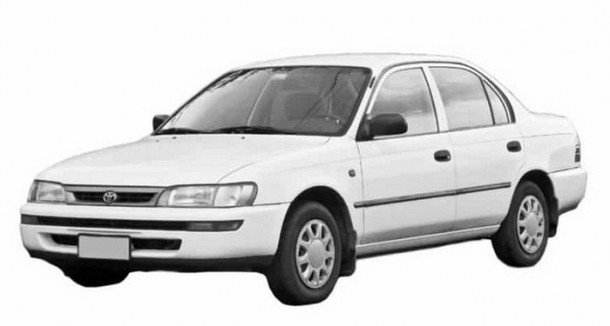 Автомобильные коврики EVA для Toyota Corolla E100 VII пр.руль (1991-2002)