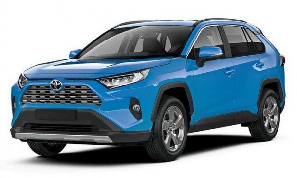 Автомобильные коврики EVA для Toyota RAV 4 V (2018->) 